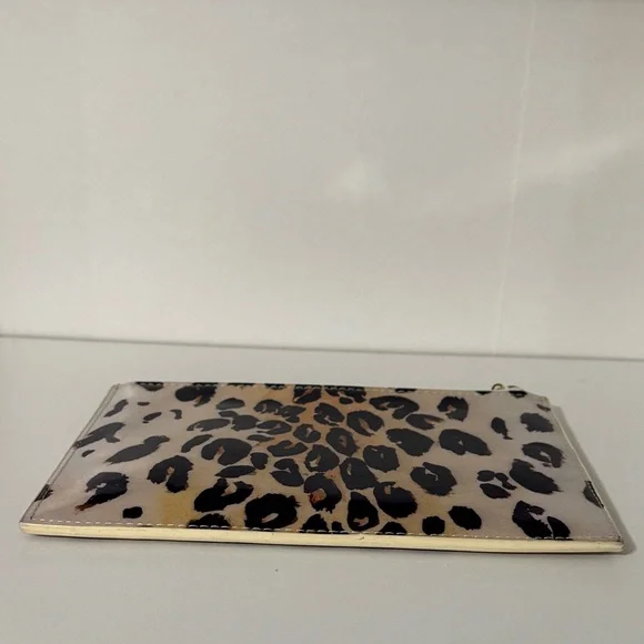 Kate Spade Black and Tan Animal Print Pouch - Picture 3 of 7